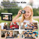 Digital Camera FHD 1080P Video & 8X Digital Zoom - Compact Point and Shoot Digital Camera with 2.4" Screen, 800mAh Rechargeable Battery Portable Small Camera for Kids Teens Girls Boys(Black) by TinyTreasures Baby Boutique