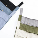 Linen Hanging Laundry Bag, 100% Linen Over The Door Laundry Hamper with Buttons and Zipper, Space Saving Door Hampers for Laundry Dirty Clothes Home Travel, Grey by CozyNest Decor