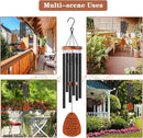 Sympathy Wind Chimes, Memorial Wind Chimes for Loss of Loved One, Sympathy/Memorial/Bereavement/Condolence Funeral Gifts in Memory of a Loved One Mother Father, 30" Wooden by CozyNest Decor