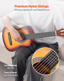 VEVOR Acoustic Guitar, Classical Guitar Starter Kit for Beginners, with Nylon Strings, Basswood Guitar, for Kids Adults Girls Boys Students by TinyTreasures Baby Boutique