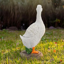 Elenon Goose Statue Garden Decorative, 11 inch High Adorable Flower Bed Outdoor Decor, Yard Patio Art Decor Sculptures Table Ornament by CozyNest Decor