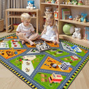 STARUIA Kids Cars Rug for Playroom, 3x5 Car Rugs for Kids Toy Cars, Non-Slip City Road Map Play Rug for Boys Bedroom, Educational Toddler Carpet Play Mat for Classroom Nursery Daycare (39"X59") by TinyTreasures Baby Boutique