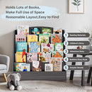 TOETOL 5-Tier Kids Bookshelf - Toddler Book Display Shelves for Classrooms, Playrooms, and Nursery - Wooden Children Book Rack (Gray Wash) by TinyTreasures Baby Boutique