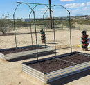 8x2x1.5ft Galvanized Raised Garden Bed,Outdoor Planter Box Metal Patio Kit Planting Bed for Vegetables Flowers Herb,Silver by GreenHaven Gardens