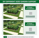 Garden Netting Kit for Raised Beds, 10x30FT Ultra Fine Mesh Netting＆ 6 Sets of 8FT Fiberglass Garden Hoops, Bird Barrier Protection Net Vegetable Plant Cover Fruit Flowers Row Cover by GreenHaven Gardens