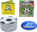 Menique Soccer World Cup Memory Matching Game – 79 Cards (32 Country Pairs + 15 Action Cards) – 2 Games in 1: Flags + Penalty Challenge – Bilingual Educational Game for Kids and Adults by TinyTreasures Baby Boutique