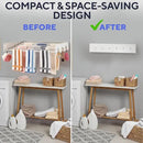 Foldable Wall Mounted Drying Rack 40 inch - Easy to Install Hanging Rack for Laundry Room - Space Saving Design with 66-lb Capacity - Perfect Drying Racks for Clothes Towels & More by CozyNest Decor