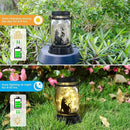 Christmas Garden Decor Cat Lover Gifts Cat Solar Lights, Christmas Gift for Mother/Grandma/Women,Cat Garden Gift, Yard Cat Gift, Lantern Decor, Patio Outdoor Waterproof Cat Solar Lanterns by GreenHaven Gardens