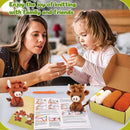 Highland Cow Crochet Kit for Beginners - 2PCS Animals Crochet Kit with Step-by-Step Video Tutorials, Highland Cows Crocheting Kit, Crochet Starter Kit for Kids and Adults, Stuffed Animal Knitting Kit by TinyTreasures Baby Boutique