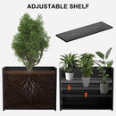 Metal Planter Box, Planter Boxes Outdoor Heavy Duty Metal Garden Planter Spliced Flower Pot with Partitions, All-Weather Use with Drainage Holes for Patio/Porch-35.43"x 27.55"x 11" by CozyNest Decor