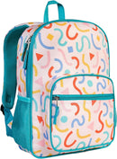 Wildkin ECO rPET Kids Backpack – Recycled, Padded, Adjustable for School & Travel – Confetti Peach by TinyTreasures Baby Boutique