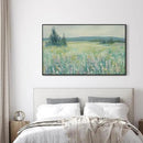 SIGNWIN 36"x60" Extra Large Framed Wall Art Wildflower Meadow Landscape Soft Pastel Nature Illustration for Home Living Room Bedroom Decor (Frame Assembly Required) by CozyNest Decor