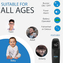 Elate Non-Contact Forehead Thermometer for Adults and Kids, No-Touch Digital Baby Thermometer for Infants/Newborns, Medical Grade, FSA HSA Eligible, Touchless Temporal Thermometer for Fever by TinyTreasures Baby Boutique