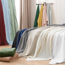 PHF 100% Cotton Waffle Weave Blanket King Size, Soft Lightweight Breathable Cozy Summer Blankets for Bed, Luxury Aesthetic Woven Bedding for Home Decor, 108"x90", Khaki by CozyNest Decor