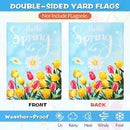 12 Pcs Solar Seasonal LED Garden Flags 12 x 18 Inch Double Sided Yard Flags Halloween Christmas Fall Thanksgiving Day Decorations Welcome Garden Holiday Yard Outside Lawn Decoration by GreenHaven Gardens