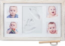 Little Hippo Baby Footprint Kit & Keepsake | Baby Handprint Kit | Baby Hand and Footprint Kit (Rustic White, Large) by TinyTreasures Baby Boutique