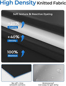 Sumobaby Blackout Curtains for Bedroom Portable 34"x58",No Drill Blackout Shades with Upgraded Hook&Loop Tapes,100% Black Out Window Cover,Thermal Insulated Blinds for Bedroom,Nursery(1 Panel,Black) by TinyTreasures Baby Boutique