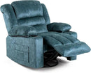Recliner Chair Rocker Modern Ergonomic Lounge 360 Degree Swivel Single Sofa Seat Living Room Lounge Recliners on Clearance Foam Filling by CozyNest Decor