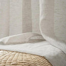 FMFUNCTEX Linen Sheer Curtains for Bedroom, Grey Curtains 96 inches Long for Living Room, Gray Farmhouse French Flax Blend Window Draperies, Rod Pocket 2 Panels Set by CozyNest Decor