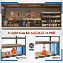 59.8"W Metal Shelving 59.8"H Storage Shelves 2200LBS Garage Shelving Adjustable Metal Shelves Heavy Duty 4 Tier Pantry Shelf for Basement Warehouse Pantry Supermarket 59.8"W x 24"D x 59.8"H by GreenHaven Gardens