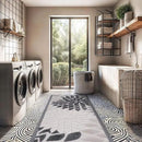 Beverly Rug Outdoor Runner Rug 2x7 Modern Floral Tropical Area Rugs for Indoor and Outdoor Patio Easy to Clean Non Shedding Living Room Porch Garden Washable Outside Carpet (2 x 7 Beige)