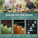 GIGALUMI 12 Pcs Solar Deck Lights, Bronze Finished Waterproof Led Solar Lamp for Outdoor Pathway, Yard, Patio, Stairs, Step and Fences. (Cool White) by GreenHaven Gardens