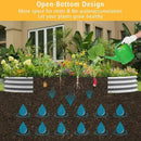 Garden 8x4x1ft Galvanized Raised Garden Bed Kit - Metal Planter Boxes for Vegetables/Herbs/Flowers, Heavy-Duty Steel Outdoor Garden Box with Reinforced Edges(8X4X1FT) by GreenHaven Gardens