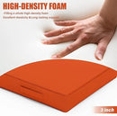 Patio Chair Cushions 17 X 16 X 3 Inch Waterproof Outdoor Seat Cushions for Patio Furniture, Outdoor Sofa Couch Pads with Ties & Handle, Set of 2, Orange by GreenHaven Gardens
