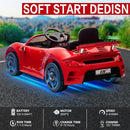 Licensed RUF CTR3 12V Kids Electric Car with Parent Remote Control, 2 Motors, 3 Speeds, LED Lights, MP3 Player | Battery Powered Ride-On Toy for Kids to Drive - Red by TinyTreasures Baby Boutique