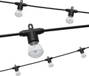 Enbrighten LED Bistro Outdoor String Lights, 24ft, 12 Shatter Resistant Lifetime Bulbs, 2200K Warm White, Weather Resistant, Indoor/Outdoor, Commercial Grade, Perfect for Backyard, Porch, Patio, 38356 by CozyNest Decor