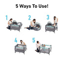 Graco Pack 'n Play Travel Dome Playard | Includes Travel Bassinet by TinyTreasures Baby Boutique