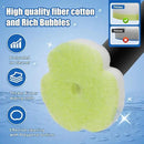 Toilet Bowl Cleaner Wand Refills,70 PCS Disposable Toilet Brush Heads Compatible with Wa.IE Jiemi and Most Wand,Disposable Wand Heads for Deep Cleaning by CozyNest Decor