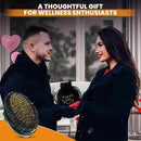 Copper Body Brush - Dry Brushing Body Brush with Ion Charged Copper Bristles, Glowing Skin, Lymphatic Drainage and Blood Circulation Improvement by CozyNest Decor
