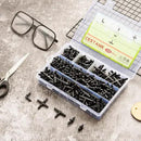 320 Pcs Drip Irrigation Fittings Kits for 1/4" Tubing, Drip Irrigation Barbed Connectors, Drip Line Connectors for Drip Systems(4-Way Coupling, Tee, Elbow, End Plug, Coupling) by GreenHaven Gardens