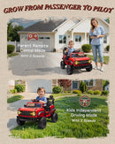 Ford Bronco Raptor Licensed 12V Ride on Toys, Kids Ride on Car with Remote Control, Electric Car for Toddler with Smooth Start, Openable Doors, MP3 Player, 3 Speeds (12V, Red) by TinyTreasures Baby Boutique