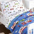 Wildkin Toddler Bed in a Bag – 4-Piece Microfiber Bedding Set with Comforter, Pillowcase & Sheets - Heroes by TinyTreasures Baby Boutique