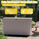 DRATO 230 Gallon Deck Box, Waterproof Resin Large Outdoor Storgae Box for Patio Furniture, Patio Cushions, Gardening Tools, Pool and Sports Supplies, Lockable by GreenHaven Gardens