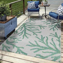 Keen Home Design Terrace Outdoor Throw Rug - 3x5 Washable Indoor/Outdoor Rug for Patio, Kitchen, Balcony, Beach, Garden, Deck and Porch, Size: 3'x5' by GreenHaven Gardens
