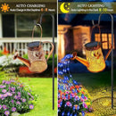 Solar Watering Can Lights, Hummingbird Christmas Gifts for Women Mom Grandma Birthday, Waterproof Outdoor Garden Decor Large Hanging Solar Lanterns Garden Lights for Patio Porch Yard Flowerbed Pathway by GreenHaven Gardens