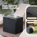 DRATO Deck Boxes, 31 Gallon Outdoor Storage Box for Patio Cushion, Sports Equipment, Garden Tools, Waterproof and UV Resistant, Lockable (Black) by CozyNest Decor