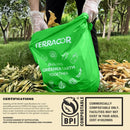 13 Gallon Compostable Trash Bags, 40 Bags Compost Bags for Countertop Bin, Camping Toilet Bags for Portable Toilet, BPI Certified and Meet The ASTM D6400 Standard by GreenHaven Gardens