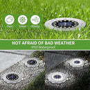 NFESOLAR Solar Lights Outdoor with 16 LEDs, Bright Solar Ground Lights Outdoor Waterproof Solar Pathway Lights for Yard Garden Lawn Walkway Driveway (White 8 Pack) by GreenHaven Gardens