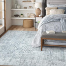 LIVEBOX Washable Area Rug 8x10 Rugs for Living Room Bedroom, Non-Slip Boho Neutral Carpet for Dining Room Office, Low-Pile Farmhouse Soft Carpets for Kids Nursery Room Playroom, Grey by TinyTreasures Baby Boutique
