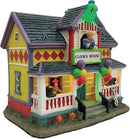 Clown Halloween Village | Spooky Town Collection Accessories Figurines on House | Porcelain with Multi-Color LED | 8.86 Inch by CozyNest Decor
