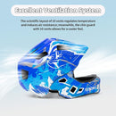 Kids Bike Helmet with Chin Guard, Adjustable Detachable Children’s Full Face Helmet for Girls and Boys, Cycling Helmets Skateboard, Scooter by TinyTreasures Baby Boutique