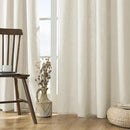 Joydeco Linen Curtains 120 inch Length 2 Panel Set, Light Filtering Curtain for Living Room Bedroom, 52 inch Wide Drapes with Rod Pocket Back Tab by CozyNest Decor