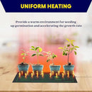 iPower Seedling Heat Mat Waterproof Durable Germination Station Warm Hydroponic Pad for Indoor Home Gardening Seed Starter by GreenHaven Gardens