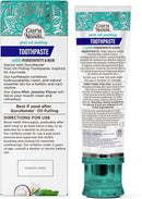 GuruNanda Hydroxyapatite Toothpaste, SLS & Fluoride Free (4 Pack), Whitening Toothpaste - Freshens Breath, Fights Plaque - with 2 Toothbrushes, 2 Tongue Scrapers & 2 Tube Squeezers by CozyNest Decor