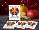 My First Thanksgiving Foot Print Kit for Baby, DIY Baby Keepsake Gifts, 10 Cute Turkey Cards, Supplies for Thanksgiving Party Games, Make Your Own Thank You Greeting Cards Gifts for Mom and Dad, 02 by TinyTreasures Baby Boutique
