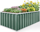 KING BIRD 68" x 36" x 24" Galvanized Raised Garden Bed Outdoor Heightened Steel Metal Planter Box for Deep-Rooted Vegetables, Flowers, Large Raised Bed Kit(Green) by GreenHaven Gardens